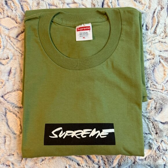 Supreme Other - NWOT Supreme Futura Box Logo Green Tshirt